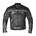New Men's Razer Motorcycle Biker Armor Mesh & Leather Black Riding Jacket L