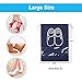 Pack of 10 Portable Dust-proof Travel Shoe Organizer Bags for Boots, High Heel - Drawstring, Transparent Window, Space Saving Storage Bags, Large Size, Navy Blue