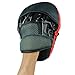 Cheerwing PU Leather MMA Boxing Mitt Punching Mitt Target Focus Punch Pad Training Glove for Karate Muay Thai Kick (Red)