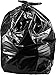 Tasker 45 Gallon Trash Bags, (Value-Pack 100 Bags w/Ties) Extra Large Black Garbage Bags - 39 Gallon - 40 Gallon - 42 Gallon - 44 Gallon - 45 Gallon Large Trash Bag Can Liners Capacity