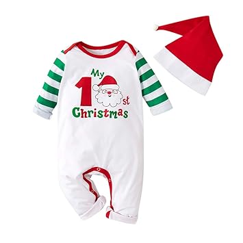 baby boy christmas romper