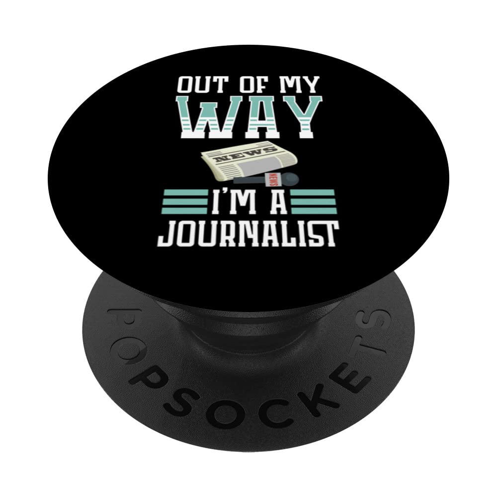 Journalist Writing Journalism Reporter Media News PopSockets Swappable PopGrip