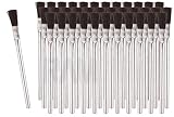 RAM-PRO 36 Flexible Bristle Tin/Metal Tubular Ferrule Handle Acid/Flux Brushes for Home/School/Shop/Garage