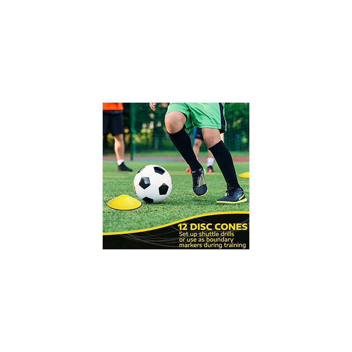 A11N Speed & Agility Training Combo Set Includes 4 Adjustable Agility