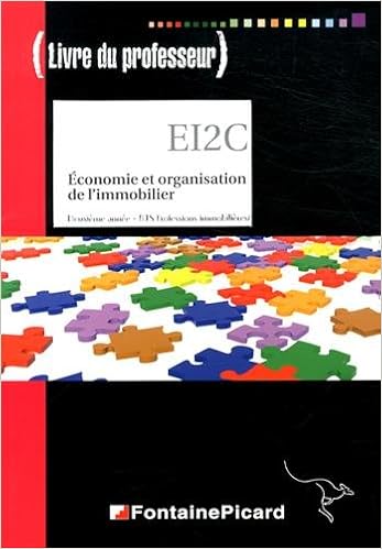 Economie Et Organisation De Limmobilier 2e Année Bts - 