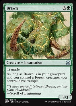 Magic: the Gathering - Brawn (159/249) - Eternal Masters
