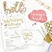 Baby Shower Games - Gender Neutral (5 Activities for 50 Guests, 5x7 Cards) - Baby Predictions, Baby Bingo, Emoji, Advice, Mommy or Daddy - Gender Reveal Party Supplies Favors Decorations