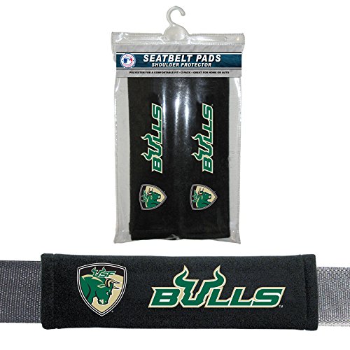 Click Here to See More Images Fremont Die 56714 NCAA USF South Florida Bulls Velour Seatbelt Pads Shoulder Protectors