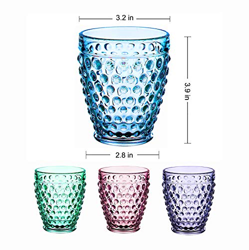 Krrinnhy Trinkgläser Aus Hochwertigem Glas | 4Er Set | 33CL Dickwandige Saftgläser Spülmaschinenfest | Bleifreies… – Bild 3