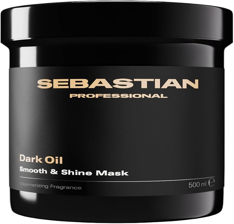 Sebastian Dark Oil Lightweight Hair Mask 500ml - Silky Smooth Shine All Hair