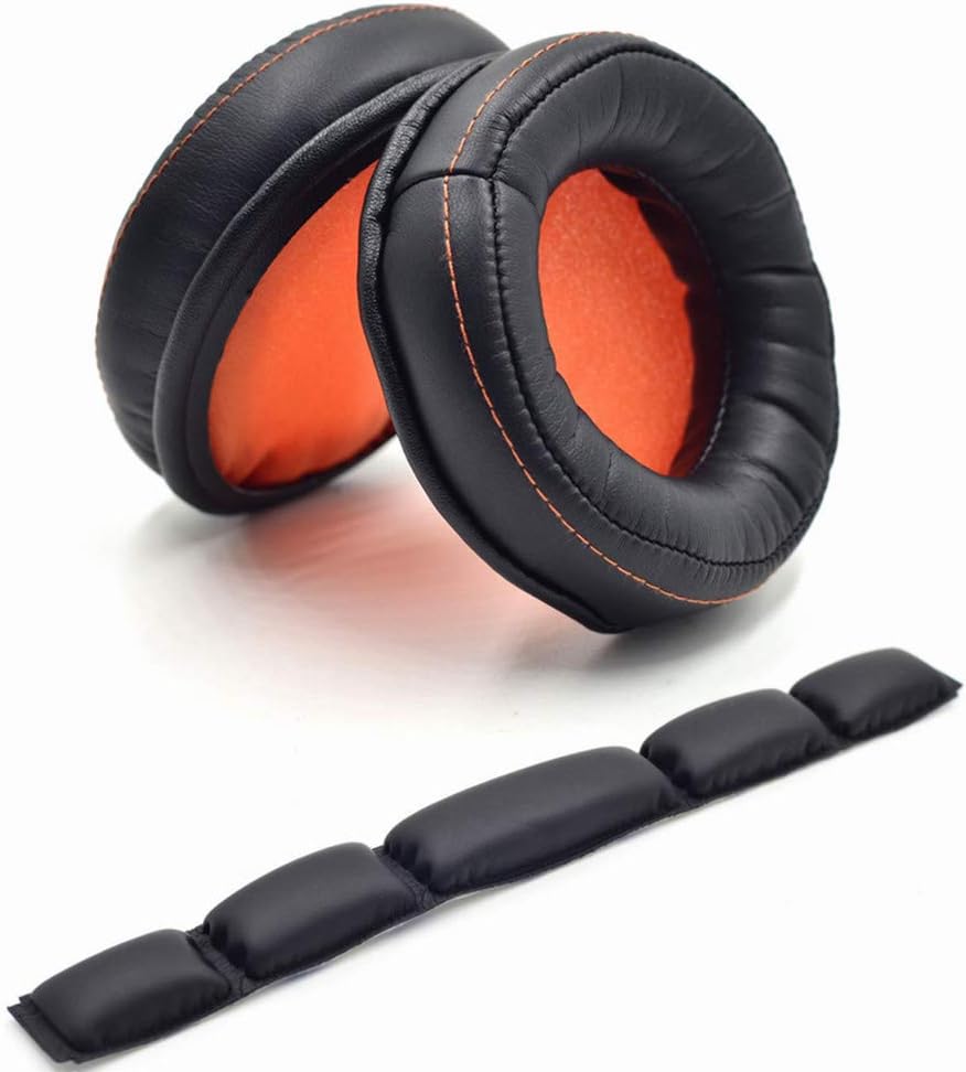 Miayaya Replacement Premium Earpads Ear Pads Cushion with Headband for SteelSeries Siberia 840 800 Gaming Headset