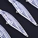 Aorace 20pcs/lot 11.2cm 9g Unpainted Minnow Baits Fishing Lure Body Minnow Blank Rattling Baits
