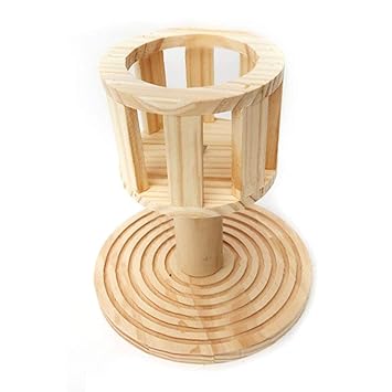Hay Manger Rabbit Wood Hay Holder Food Bowl Diy Food Claw Grinder