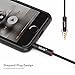 VOJO Aux Cord in for Car 3.5mm Auto Auxiliary Audio Cable for iPhone 5 Male to Male with in-Line Mic/Microphone 4ft Coiled, HOLTINE [Black] High-Quality Bose Beats Headphone Replacement Kit
