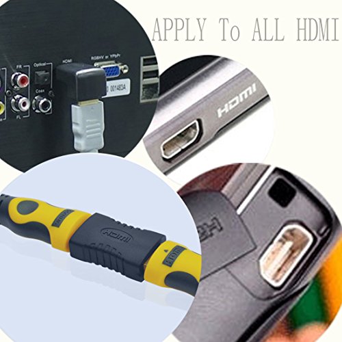 HDMI Cable Coupler Gold plated HDMI Cable Connector hdmi cable adapter 1.4V Supports 3D & 4K Resolution (4pack suit)