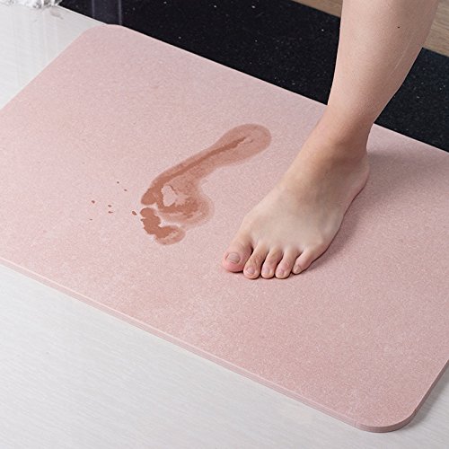 Bath Mat Diatomaceous Earth Bath Mat Natural Antibacterial Deodorant AntiSlip Bathroom Mat