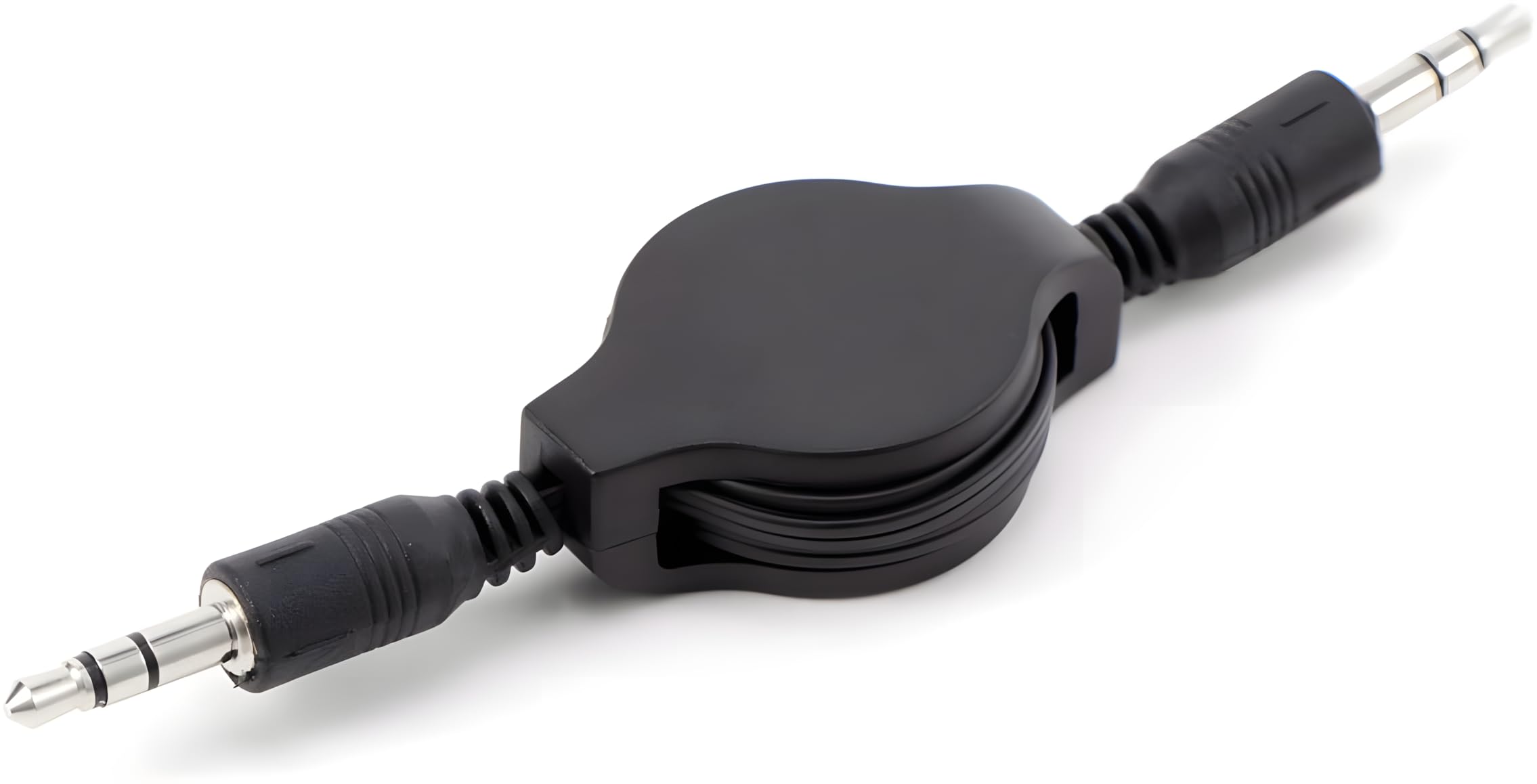 AKORD 3.5 mm Auxiliary Retractable Audio Stereo Jack to Jack Patch Cable AUX Headphone Lead