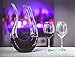 New Upgraded Wine decanter set, NO AIR BUBBLES Hand-Blown Sturdy 100% Lead Free Glass Carafe Aerator & BONUS FREE WINE POURER AERATOR PLUS Stainless Steel CLEANING BEADS Included