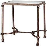 Uttermost Warring - 26 inch End Table - 25.25 inches Wide by 19 inches deep
