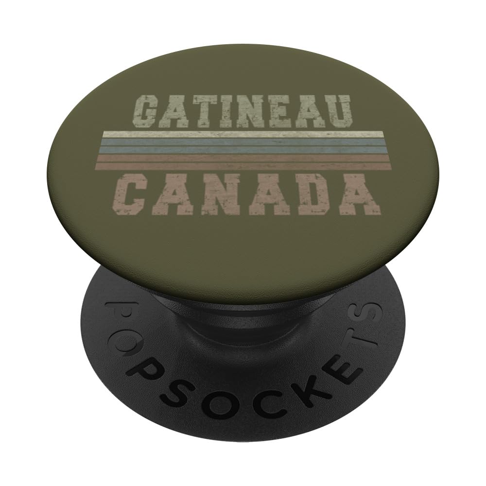 Retro Gatineau Canada PopSockets Swappable PopGrip