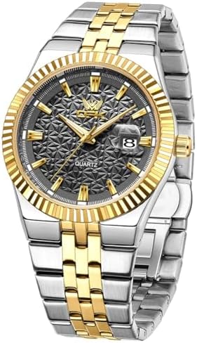 Amazon.com: Carnival Mens Dial Automatic Full Gold Stainless Steel