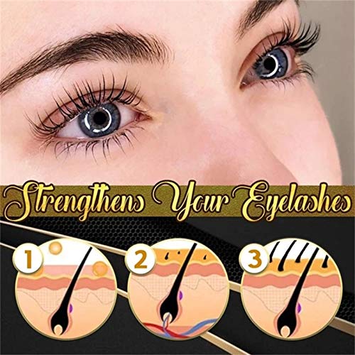 Suero para El Crecimiento de Pestañas Loción para Pestañas Pestañas Gruesas Cejas Pestaña 7 ML