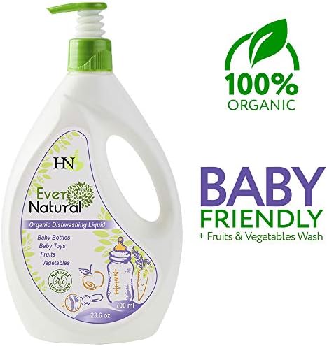 Organic Baby Dishwashing Cleaning Liquid - Fruit Vegetable Washing Liquid Safe for Kids Adults-Dishwashing Detergent Liquid for Baby Bottles Toys and for Fruits and Vegetables Baby Guard