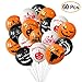 TUPARKA 82Pcs Halloween Balloons Decorations Set, Including Halloween Crepe Streamers and Honeycomb Balls for Halloween Party Indoor Outdoor Decorations