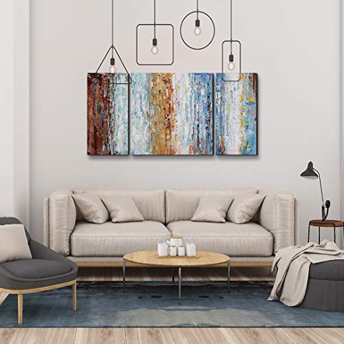 4 Hand+Painted+Gallery+Wrapped+Art+Decoration+24x48inch