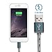ZYD (TM) 3 Pack Certified Nylon Braided 8 Pin Lightning to USB Cable (6 Feet / 2 Meters)