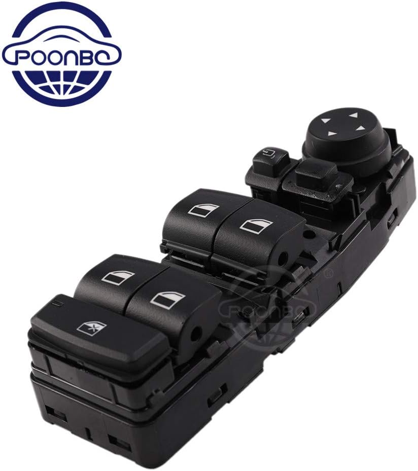 Power Window Switch 61319216048 for BMW Black Electric