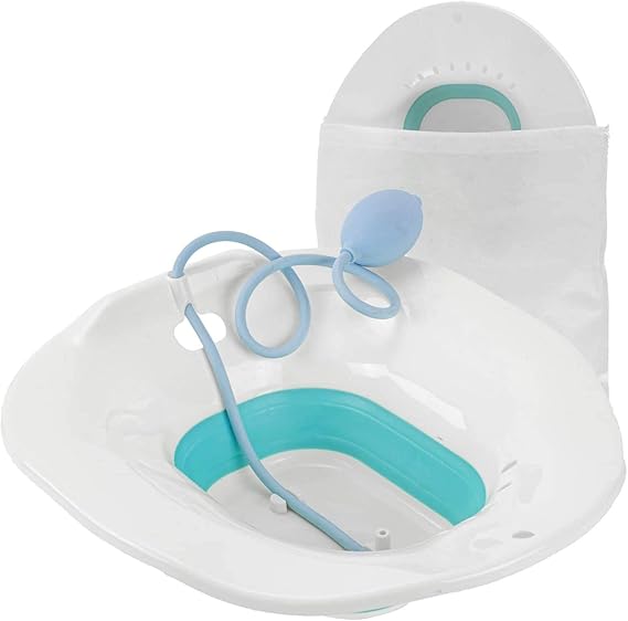 Yarbee Sitz Bath, Foldable Squat Free Sitz Bath for
