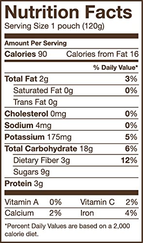Munk Pack Oatmeal Fruit Squeeze | Peach Chia Vanilla, Ready-to-Eat Oatmeal On The Go, 4.2 oz, 6 Pack