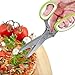 Bevalig Herb Scissors-Snip, Chop & Cut Herbs-5 Blades Stainless Steel Multipurpose Kitchen Shear with Cover & Cleaning Comb-Plus Bonus Recipe eBook, Premium Cooking Gadget for a Healthy Meal