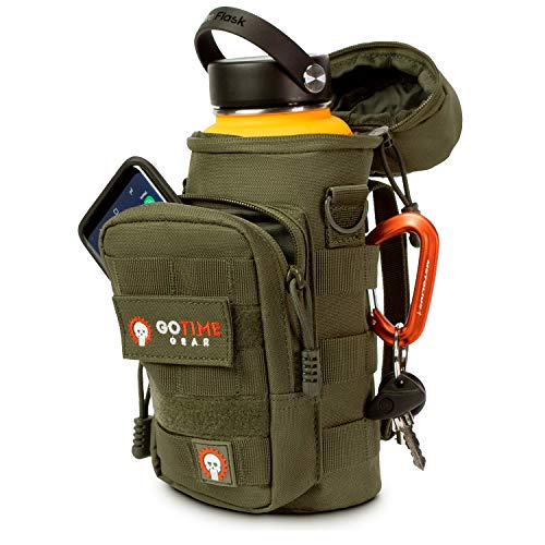 image for Go Time Gear Exo-Tek H2O MOLLE Water Bottle Pouch Hydration Carrier - 