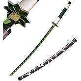 Sword Valley Demon Series Anime Sword - Slayers Katana|40.9" Length|Anime Original Texture Carbon Steel Blade Carving Symbol|Non-Slip Grip|for Cosplay & Display