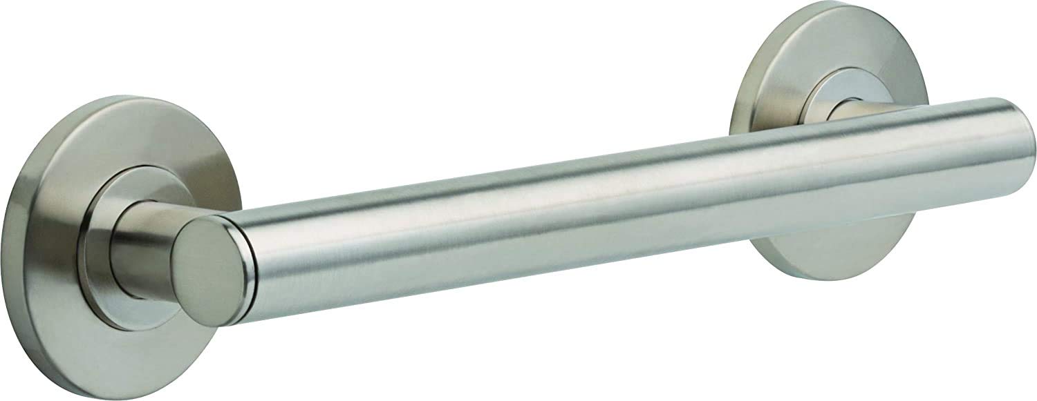 Delta 41812-SS Contemporary Grab Bar with Concealed Mounting, 12-Inch, Stainless