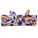 habibee Women Headbands DIY Turban Headwraps Hair Band Bows Accessories for Fashion Or Sport (Boho Floral 6pcs)