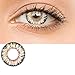 Women Multi-Color Contact Lenses Cosplay Eyes Cute Colored Charm and Attractive Cosmetic Makeup Eye Shadow (Brown)