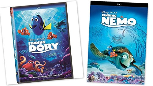 2 PACK - Finding Dory + Finding Nemo (DVD, 2016) Animation!