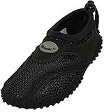AimTrend Children's Water Shoes Aqua Pool Socks Black-Black-1