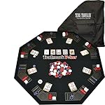 Trademark Poker Texas Traveller Table Top & 300 Chip Travel Set