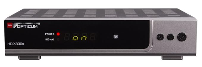 Opticum HD X300s PVR HDTV-Satelliten-Receiver (PVR ready, Full HD 1080p, HDMI, USB, S/PDIF CoXial, Scart) silber