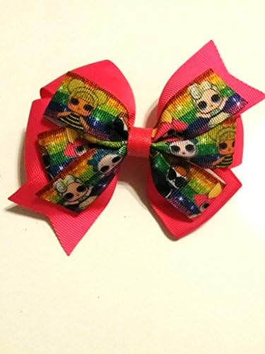 L.O.L Surprise inspired 4" hair bow, LOL Surprise Dolls inspired baby headband, Mini LOL babies hair bow, Medium hair bow