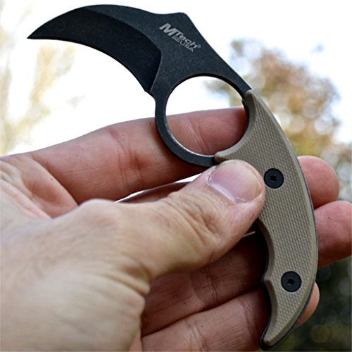 Buy MTech G10 EDC Karambit Claw Fixed Blade Neck w/ Kydex Sheath