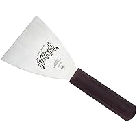 Mercer Culinary Hell's Handle Grill Scraper, 4-Inch x 4-1/2-Inch, Maroon