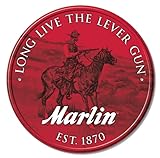 Desperate Enterprises Marlin Round Aluminum Sign