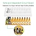 BONAI Rechargeable AAA Batteries with Charger, 1100mAh High Capacity NiMH AAA Rechargeable Batteries 1.2V 8 Packs with Smart Charger(8 Slot Battery Charger for AAA AA)