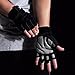Workout Gloves, Light Microfiber & Anti-Slip Silica Gel Grip Gloves for Weightlifting, Training, Cross Fit, Fitness and ExerciseSilverL