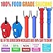 Chew Necklace by GNAWRISHING - 6-Pack （ Dinosaur, Diamond and Cylinder）- Perfect for Autistic, ADHD, SPD, Oral Motor Children, Kids, Boys, and Girls (Tough, Long-Lasting)